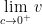 lim_(c->0**+) v